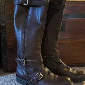 J. Crew Brown Heeled Boots